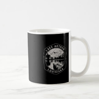 Vintage Lake Arthur Louisiana Utomhus Semester  Kaffemugg