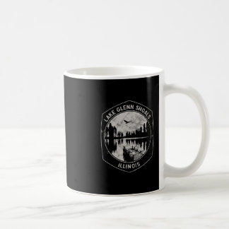 Vintage Lake Glenn Shoals Illinois Utomhus Fritid Kaffemugg