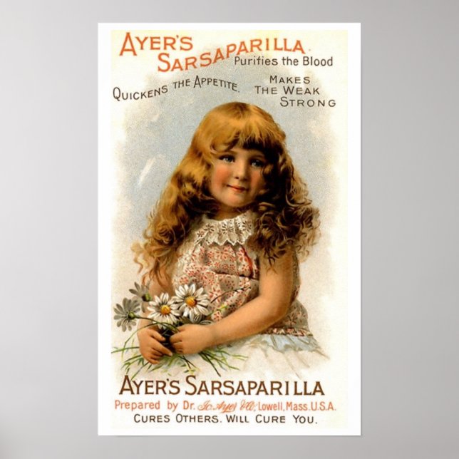 Vintage Läkemedel Poster (Framsidan)