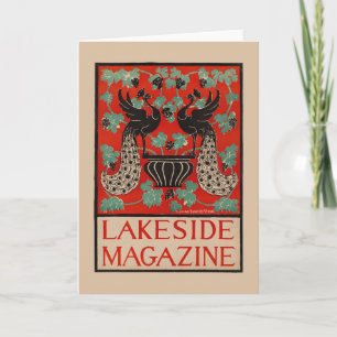 Vintage Lakeside Magazine Kort