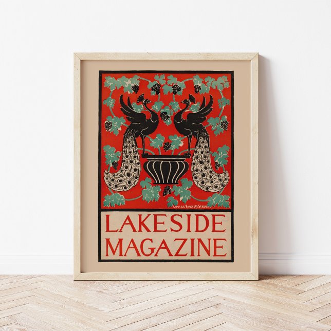 Vintage Lakeside Magazine Poster (Skapare uppladdad)