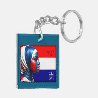 Vintage L'Amerique - Mslm Acrylic Keychain