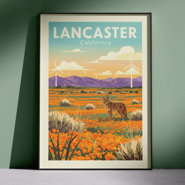 Vintage Lancaster Kalifornien Poster (Skapare uppladdad)