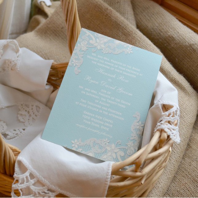 Vintage Land Blommigt, utbytbar Färg Inbjudningar (Skapare uppladdad)