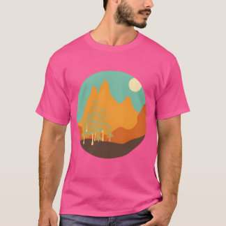 vintage landscape gift t shirt