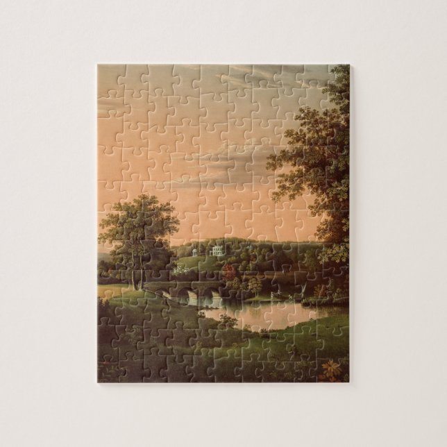 Vintage Landscape Puzzle Pussel (Vertikal)