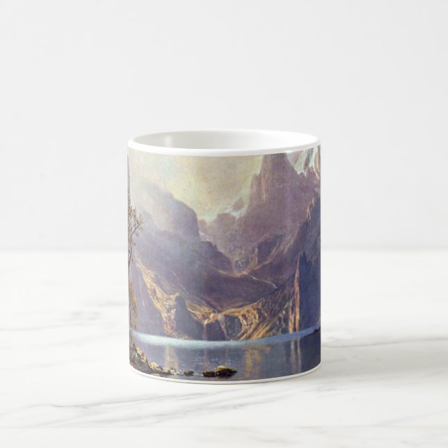 Vintage landskap, Lake Tahoe av Albert Bierstadt Kaffemugg (Center)