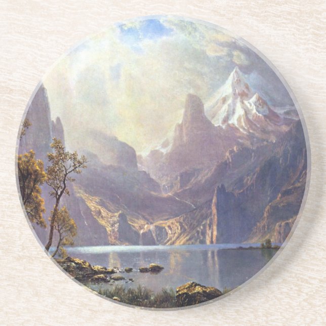 Vintage landskap, Lake Tahoe av Albert Bierstadt Underlägg (Framsidan)