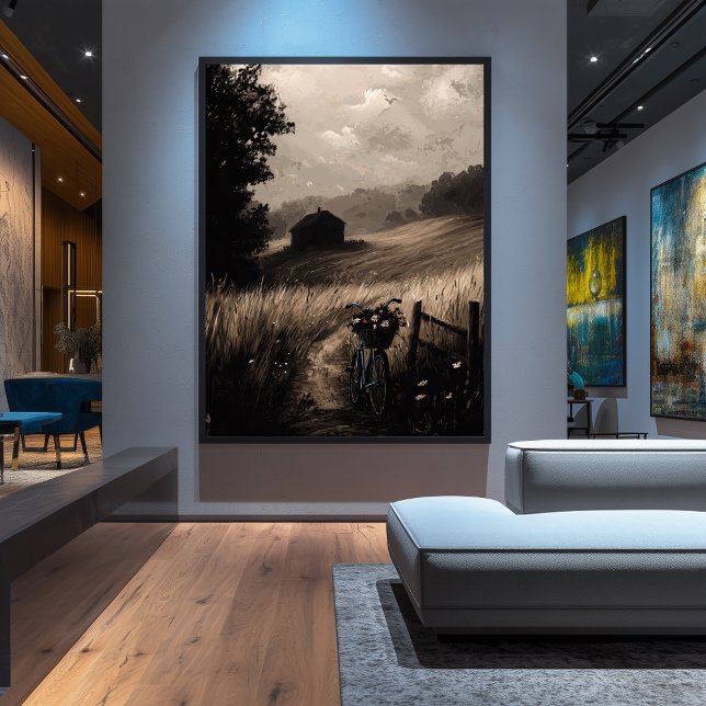 Vintage Landskap, landskap på landsbygden i Serene Poster (Skapare uppladdad)