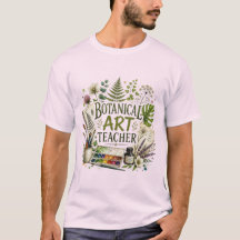 Vintage lärare i botanisk konst