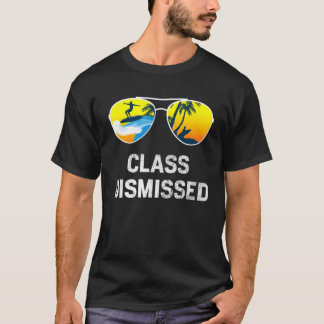 Vintage Lärarklass upplöst solglassossolnedgång T Shirt