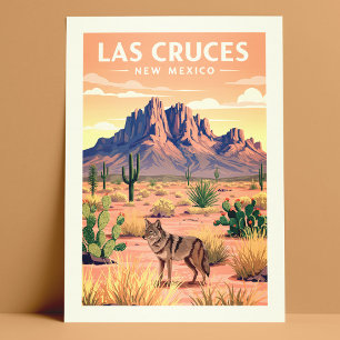 Vintage Las Cruces New mexico Vykort