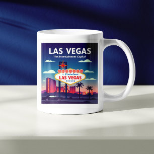 Vintage Las Vegas Nevada Kaffemugg