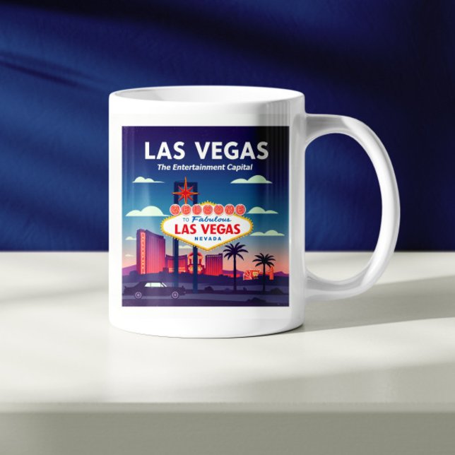 Vintage Las Vegas Nevada Kaffemugg (Skapare uppladdad)