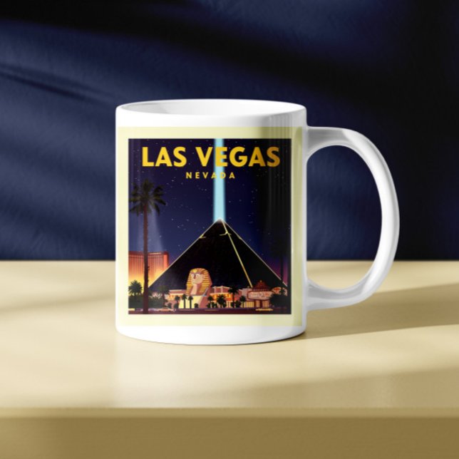 Vintage Las Vegas Nevada Kaffemugg (Skapare uppladdad)