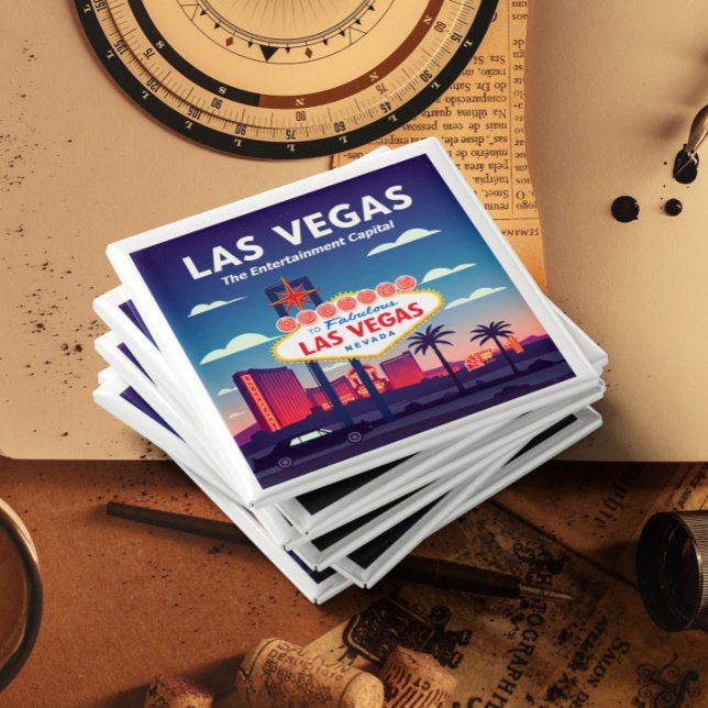 Vintage Las Vegas Nevada Magnet (Skapare uppladdad)