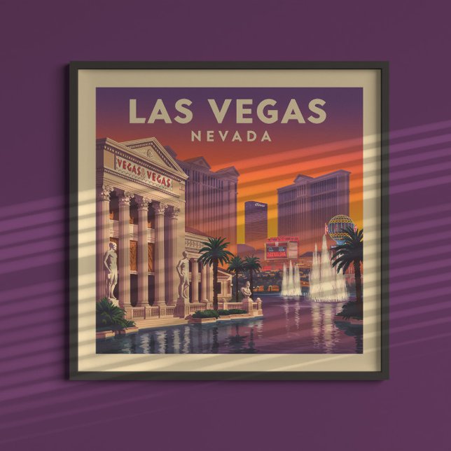 Vintage Las Vegas Nevada Poster (Skapare uppladdad)