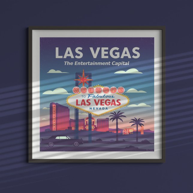 Vintage Las Vegas Nevada Poster (Skapare uppladdad)