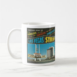 Vintage Las Vegas, NV med Elvis Kaffemugg