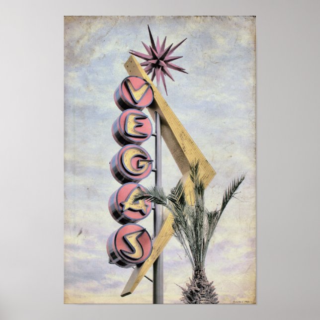 Vintage Las Vegas Poster (Framsidan)