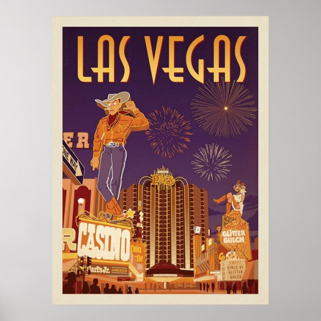 Vintage Las Vegas Poster (Framsidan)