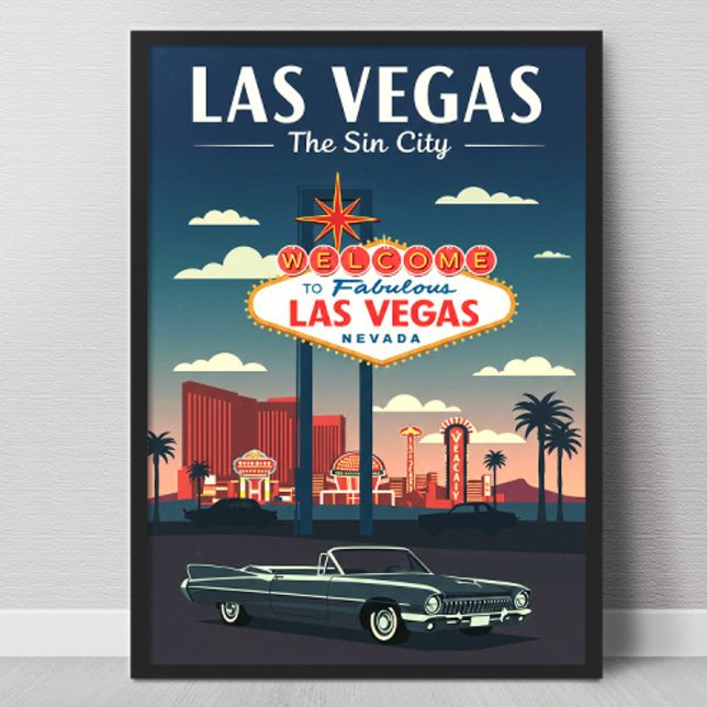 Vintage Las Vegas Poster (Skapare uppladdad)