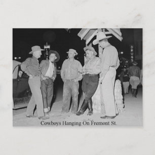 Vintage Las Vegas Street Scenes Vykort