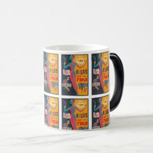 Vintage Las Vegas Travel USA Magisk Mugg
