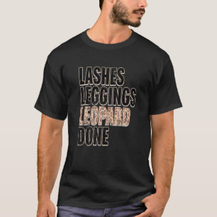 Vintage Lash Leggings Leopard Klart Lash Artist L. T Shirt