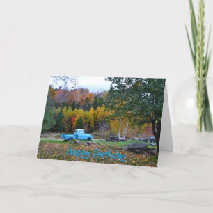 Vintage Lastbil födelsedagskort Kort