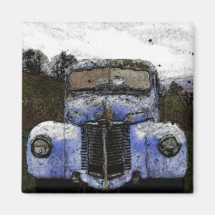Vintage Lastbil Magnet
