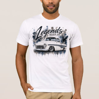 Vintage lastbils vattenfärg T-Shirt