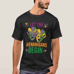 Vintage Låt shenanigans börja Mardi Gras, Kids T Shirt