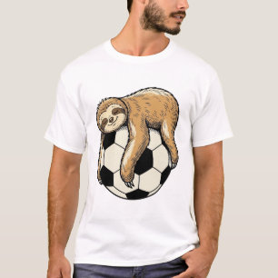 Vintage Lathund Fotboll Cute Djur T-Shirt Design