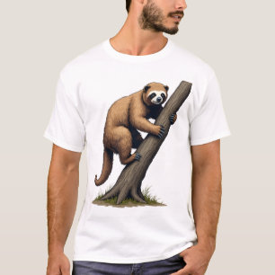 Vintage Lathund Ritning Wildlife Grafik (2) T Shirt