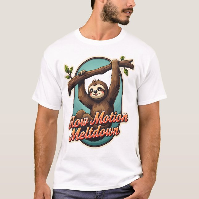 Vintage Lathund Rolig Tröja Långsam Nedsmältningsd (Framsida)