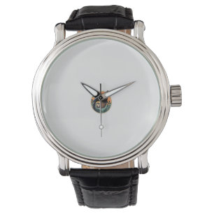 Vintage Lathund Vektor Retro Wildlife Märke 2 Armbandsur