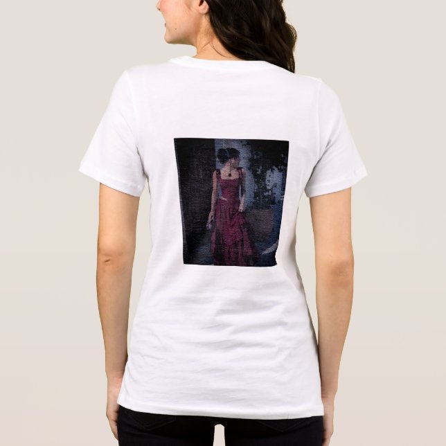 Vintage latinsk Skönhet T Shirt (Baksida)