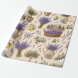 vintage lavendel inslagspapper  presentpapper
