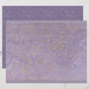 Vintage Lavendel Pappersark för Journal