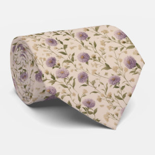 Vintage Lavendel Personlig Bröllops- Slips