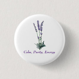 Vintage Lavender Flower Knapp