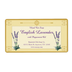 Vintage Lavender Fraktsedel