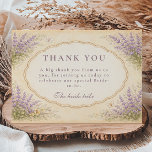 Vintage Lavender Garden Bridal Shower Tack Kort<br><div class="desc">A romantic vintage garden design featuring delicate lavender sprigs,  wildflowers,  and butterflies surrounding an elegant ornate frame. The soft watercolor illustration and antique parchment background create a timeless countryside aesthetic inspired by classic botanical prints and French garden style. Perfect for a refined celebration with a charming floral atmosphere.</div>