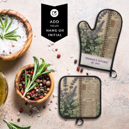 Vintage Lavender Herbal Kitchen