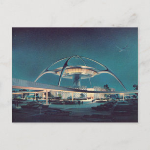 Vintage LAX Los Angeles-vykort Vykort