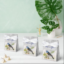 Vintage Lazulli Bunting Blue Bird Anpassade