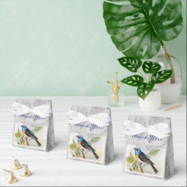 Vintage Lazulli Bunting Blue Bird Anpassade Presentaskar