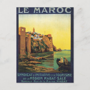Vintage Le Maroc Marocko Vykort