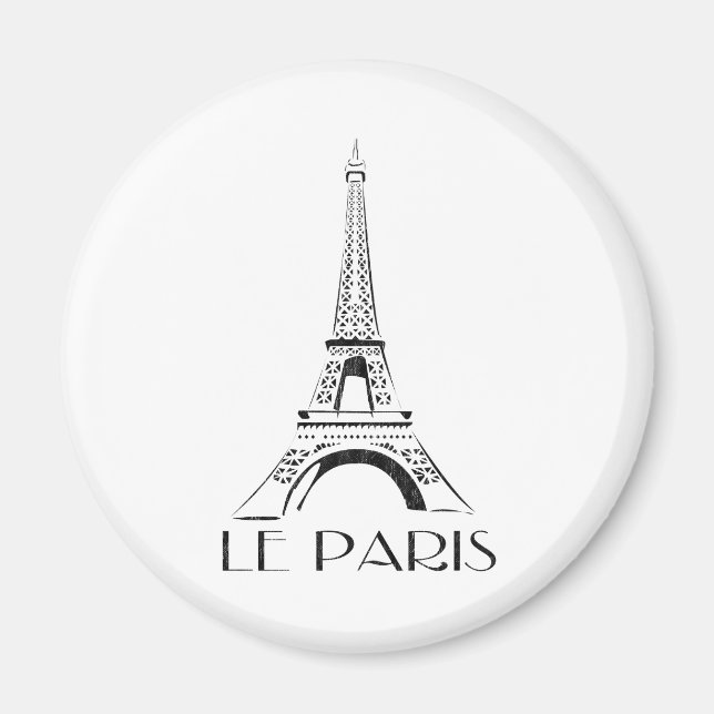 vintage le paris eiffel torn magnet (Framsidan)
